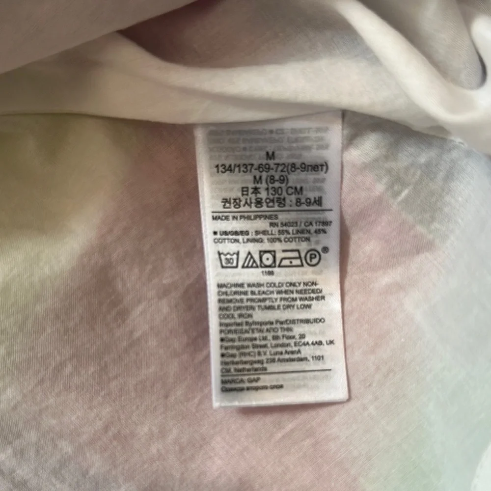 GAP Pink and Green Pleated Sundress